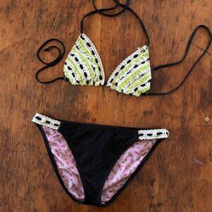 Vintage Betsey Johnson Bikini L